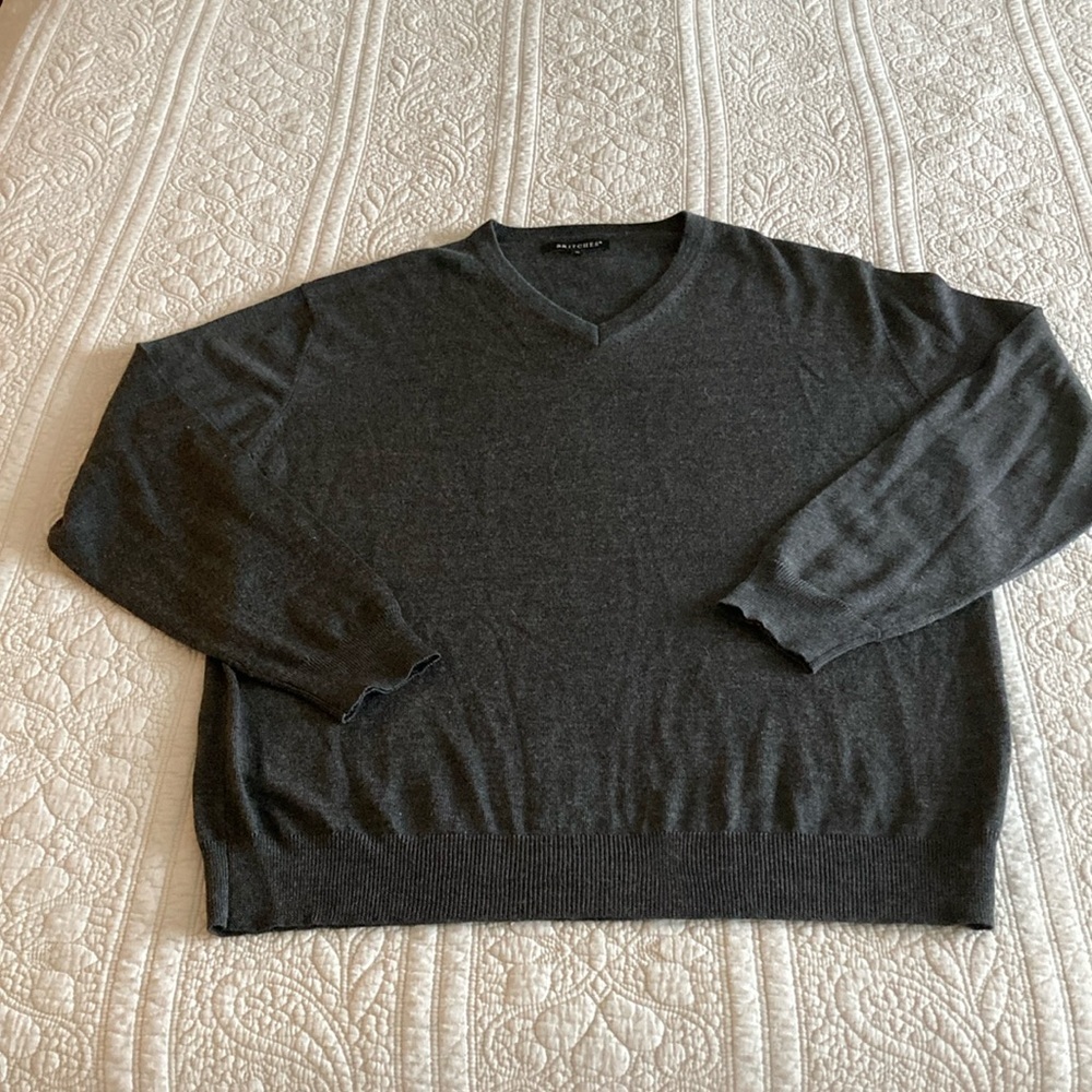 BRITCHES Warm Cozy Men's Sweater Extra Large Shirt Top Warm Casual Minimalist
